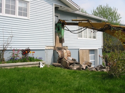 Better view of drums in concrete